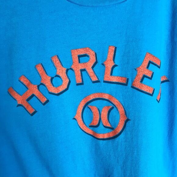 Hurley Men's Large Premier Fit 100% Cotton Crew Neck Short Sleeve T-Shirt - Picture 4 of 6